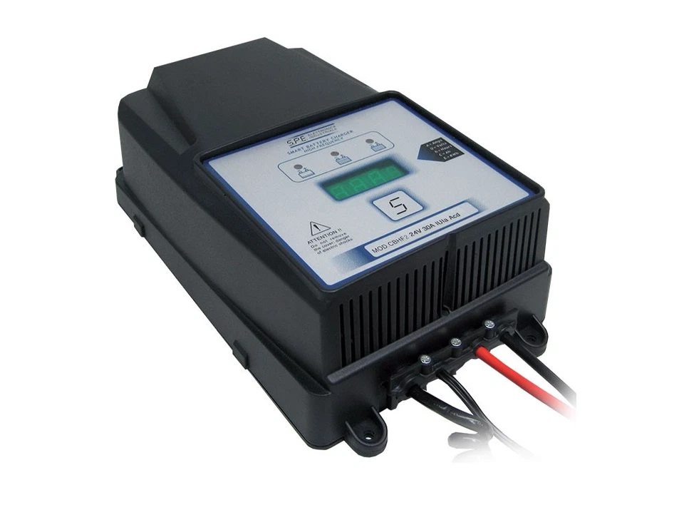 Q-Batteries energiesparendes Hochfrequenzladegerät 48V 15A S.P.E. Charger CBHF2