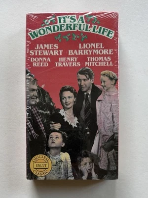 It's A Wonderful Life (VHS, 1946) Brand New Sealed 1987 Release Holiday Movie - Image 1 of 2