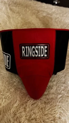 Ringside Groin 保护杯红色/黑色中号拳击综合格斗陪练未开箱 — 第 1/4 张图片