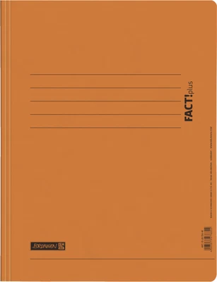 BRUNNEN FACT!plus Schnellhefter orange A4 Pappe Karton 375g/m² 10-2010640 - Bild 1 von 3