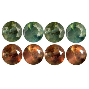 Alessandrite naturale rotonda verde 0,44 ct (4 pz) CALIBRATA (2,81 x 2,81 mm) - Foto 1 di 3