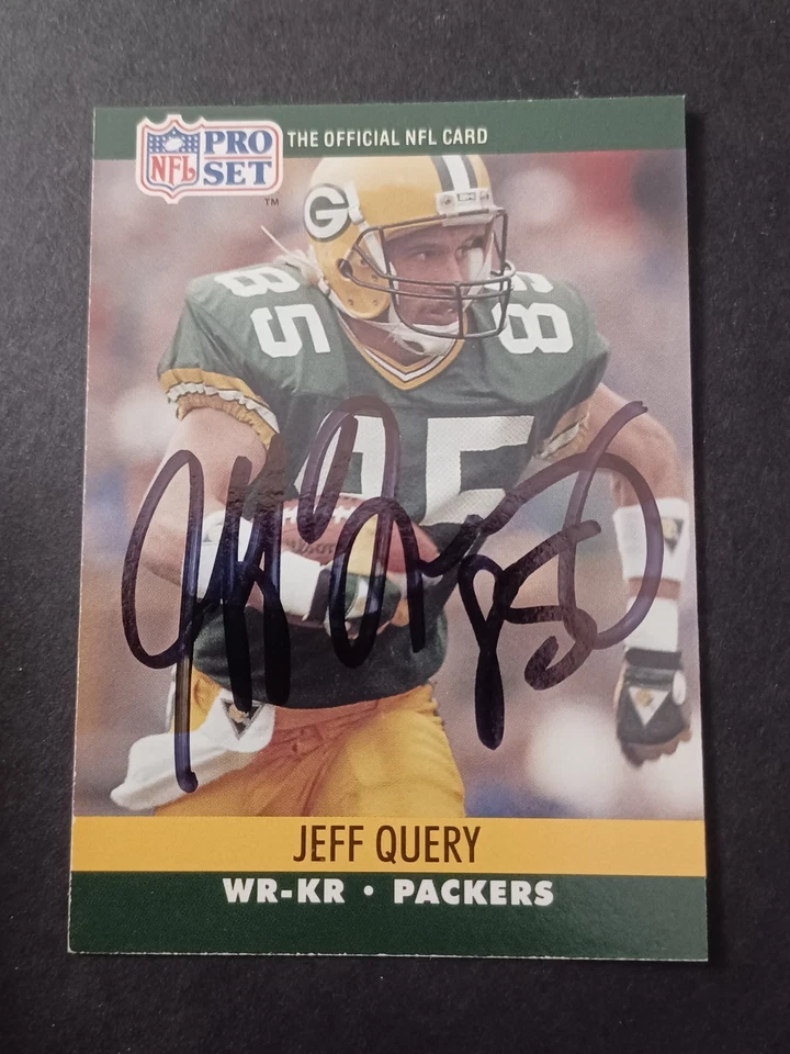 Jeff Query Signed 1990 Pro Set - Packers, Millikin - Autographed - Image 1 of 1