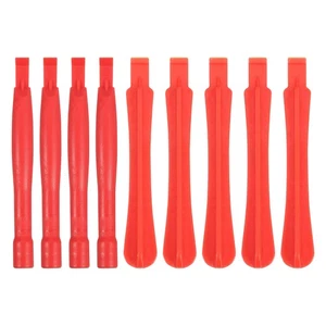 10pcs Plastique Spudger Crowbar Professionnel Pry Bar Ouverture Outils de Réparation, Rouge - Photo 1/4