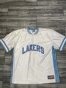 Los Angeles Lakers Hardwood Classics Majestic Sewn NBA Warmup Shirt Gr. XXL - Bild 1 von 11