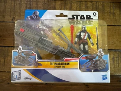 Bicicleta Speeder Star Wars G0372 The Mandalorian Epic World Of Action Hasbro Disney Foto 1 de 3