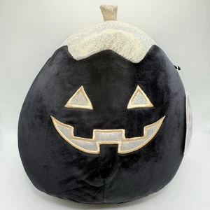 Malvaviscos Negro Halloween 8" Paige la Calabaza Peluche Jack-O-Lantern Nuevo con Etiquetas - Imagen 1 de 12