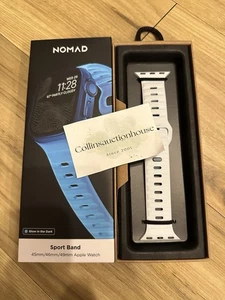 Nomad Limited Edition: Icy Blue Apple Watch Band 45mm/46mm/49mm Glow in the Dark - Photo 1 sur 6