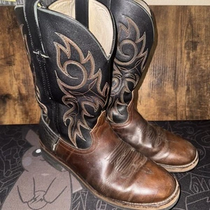 Botas de rendimiento Durango Westward Western para hombre negras/marrones talla 9,5D - Imagen 1 de 7