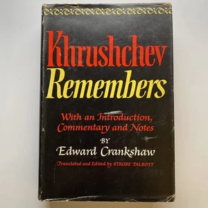 Khrushchev Remembers Edward Crankshaw 1970 HCDJ Communist Russian Soviet Union - Bild 1 von 21