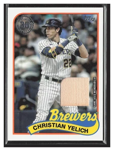 Christian Yelich - 2024 Topps '89 Topps Relics #89BRCY - Picture 1 of 2