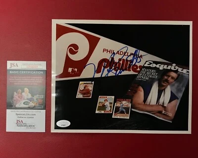 Mike Schmidt Signed Color Photograph JSA Certified MLB Philadelphia Phillies HOF - Image 1 of 4