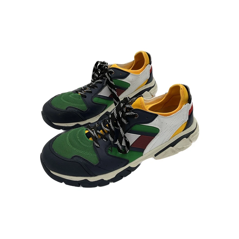 Tommy Hilfiger Shoes - Retro Y2K Color Block Lace Up Sneakers - Mens 13 - Image 1 of 4