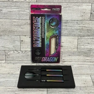 22 GRAM RED DRAGON RAZOR EDGE SPECTRON 85% TUNGSTEN STEEL TIP DARTS - Picture 1 of 2