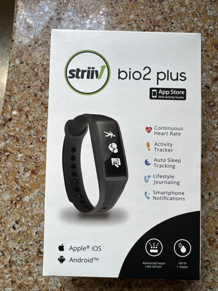 Трекер активности Striiv Bio2 Plus для Apple iOS и Android — черный - Изображение 1 из 1