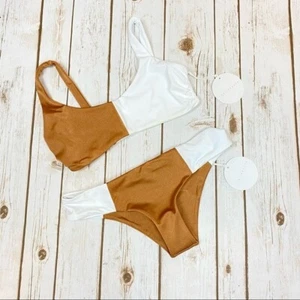 Tori Praver Bikini Deja Bralette Macie Bikini Bottom Size Small - Picture 1 of 6