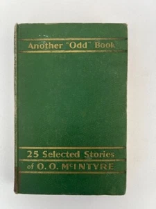 Another ODD Book 25 Selected Stories of O.O. McIntyre Hardcover 1932 Illus. - Picture 1 of 11
