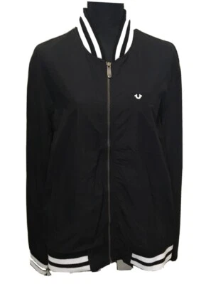 Chaqueta de bombardero True Religion XL negra LS World Tour 2002 vintage nueva con etiquetas Foto 1 de 4