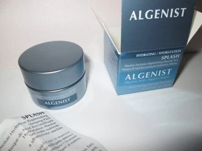 Paquete para dormir ALGENIST Hydrating Splash con ácido algurónico nuevo en caja 0,33 oz. Talla de viaje Foto 1 de 2