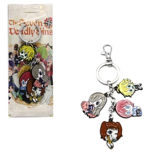 New Meliodas Gowther Diane Elizabeth Set SEVEN DEADLY SINS 1 in 4 Pcs. Keychain - Picture 1 of 3
