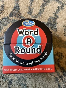 ThinkFun Word A Round Game Fast Paced Card Game Ages 10 To Adult New Sealed - Picture 1 of 4