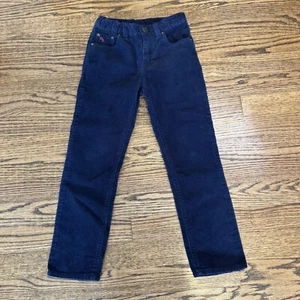 Polo Ralph Lauren Boys Navy Blue Corduroy Pants Size 5 Logo Preppy - Picture 1 of 10