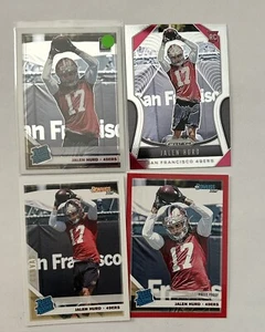 Panini Lot of 4 San Francisco 49ers Jalen Hurd Football Cards (Z1) - Picture 1 of 2