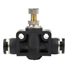 6mm Hose OD In-Line Flow Control Valve Push Fit Air & Water Hose Joiner