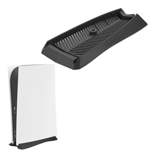 Vertical Stand Mount Dock Holder Base For Sony PlayStation5 PS5 DIGITAL - BLACK - Picture 1 of 6