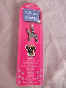Pendentif - médaillon - BOXER strass blanc - Picture 1 of 1