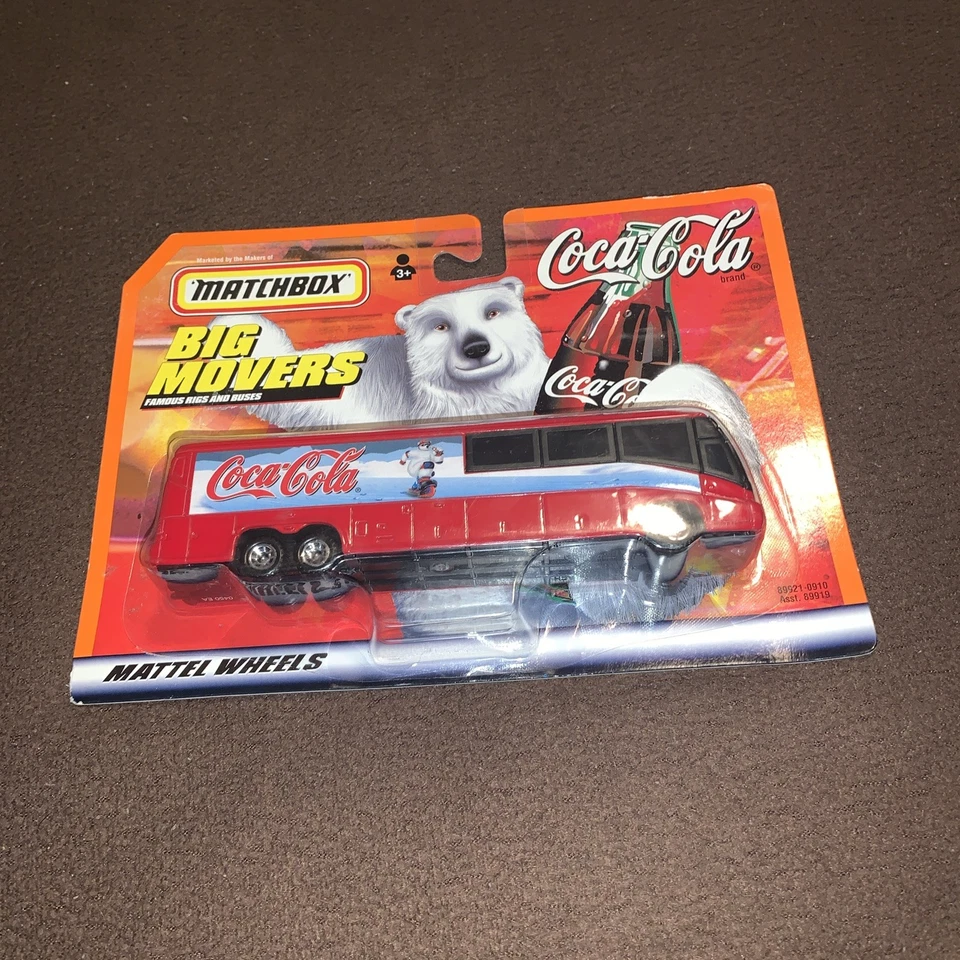 Matchbox Big Movers Coca Cola Bus - Image 1 of 4