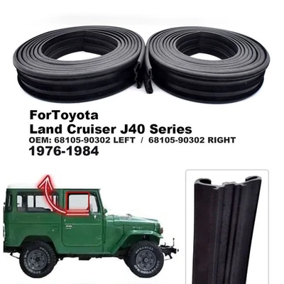 Sello resistente al clima para puerta Toyota Land Cruiser FJ40 FJ45 HJ47 BJ40 Foto 1 de 4