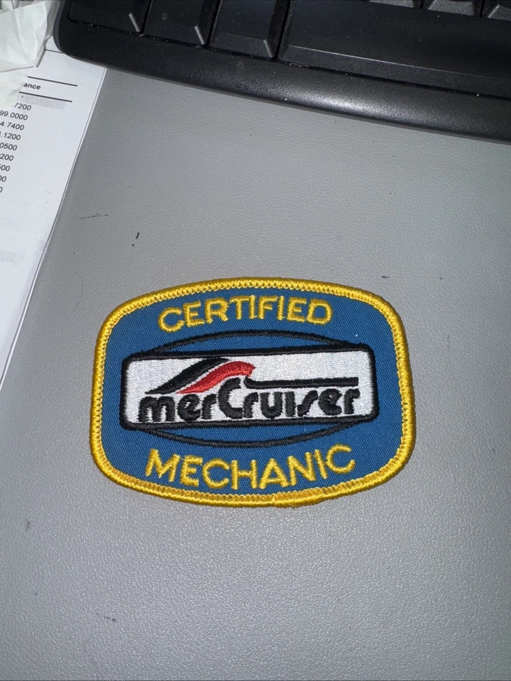 Parche técnico Mercury Mercruiser certificado por fabricante original decoración de cueva Foto 1 de 1