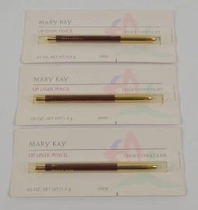 Lot of 3 Mary Kay Lip Liner Pencil Choice Chocolate 0908 .05 oz. NEW! - Picture 1 of 5