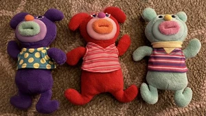 Fisher Price Mattel Sing A Ma Jigs Juguetes de Peluche para Cantar Lote 3 Rojo Púrpura Azul Usado en Excelente Condición - Imagen 1 de 13