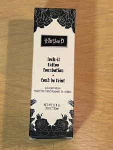 NIB KVD Kat Von D Lock It Tattoo *Discontinued* Foundation Medium 58 Warm (READ) - Picture 1 of 8