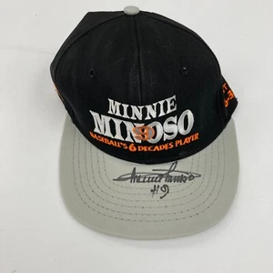 Minnie Minoso Signed Baseball's 6 Decades Player Hat Cap JSA COA - Picture 1 of 8