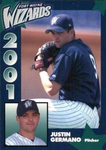 Justin Germano 2001 Fort Wayne Wizards RC Card *AutographDen* FREE SHIP - Picture 1 of 1