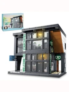 City Kaffeehaus Bausteine Set für Erwachsene, Street View Konstruktionsspielzeug - Bild 1 von 7