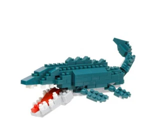 NEW NANOBLOCK Mosasaurus Dinosaur Nano Block Micro-Sized Building Blocks NBC-349 - Picture 1 of 3
