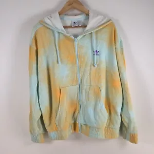 Adidas womens jacket size 14 splatter pastel long sleeve hood 2022 season 084808 - Bild 1 von 10
