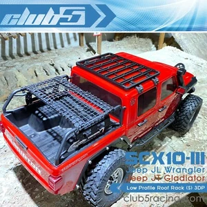Low Profile Roof Rack ( S ) for SCX10 III Jeep JL Wrangler / JT Gladiator - Picture 1 of 8