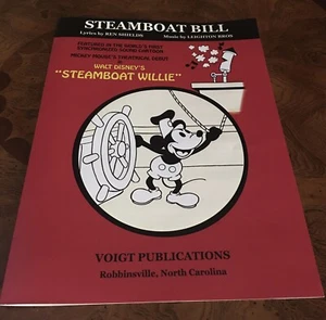 Disneys "Steamboat Bill" Mickey Mouse Steamboat Willie Noten - Bild 1 von 2