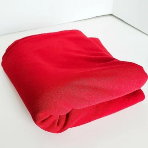 Red Spandex Blend Knit Fabric sewing quilting clothing 1 to 2 Yards New Sheer - Picture 1 of 5