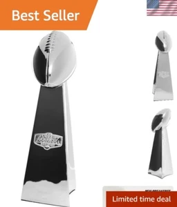 FANTASY FOOTBALL TROPHY - 14 INCHES LARGE - CHROME REPLICA TROPHY MADE for FA... - Picture 1 of 8