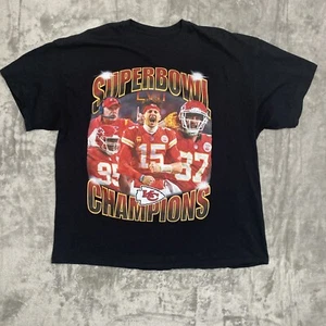 KC Chiefs NFL Super Bowl Champions T-Shirt Men XL / XXL Mahomes Kelce Jones - Picture 1 of 9