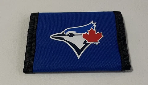 Toronto Blue Jays Trifold Wallet NWOT Blue Cover