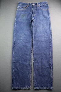 Vintage Men 2002 Levi's 505 Jeans Regular Fit Straight USA Sz 33x32 (Meas 32x31 - Picture 1 of 9