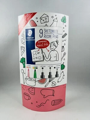 Bolígrafos de recetas Staedtler Sketchnote 9 bolígrafos incluidos guía paso a paso Foto 1 de 4