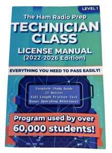 The Ham Radio Prep Technician Class License Manual (2022 - 2026) Study guide new - Picture 1 of 3
