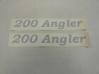 CYPRESS CAY 200 ANGLER DECAL PAIR (2) 12 1/2"  X 1 5/8"  MARINE BOAT